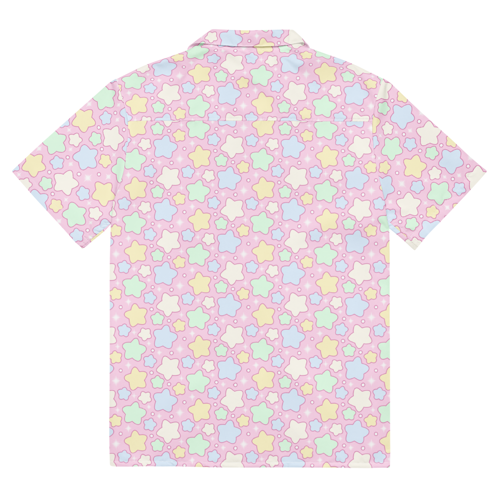 Pastel Star Button Shirt