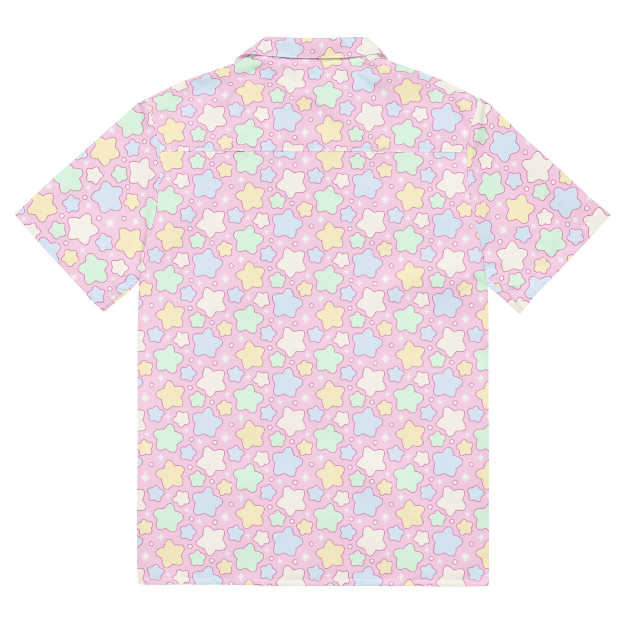 Pastel Star Button Shirt