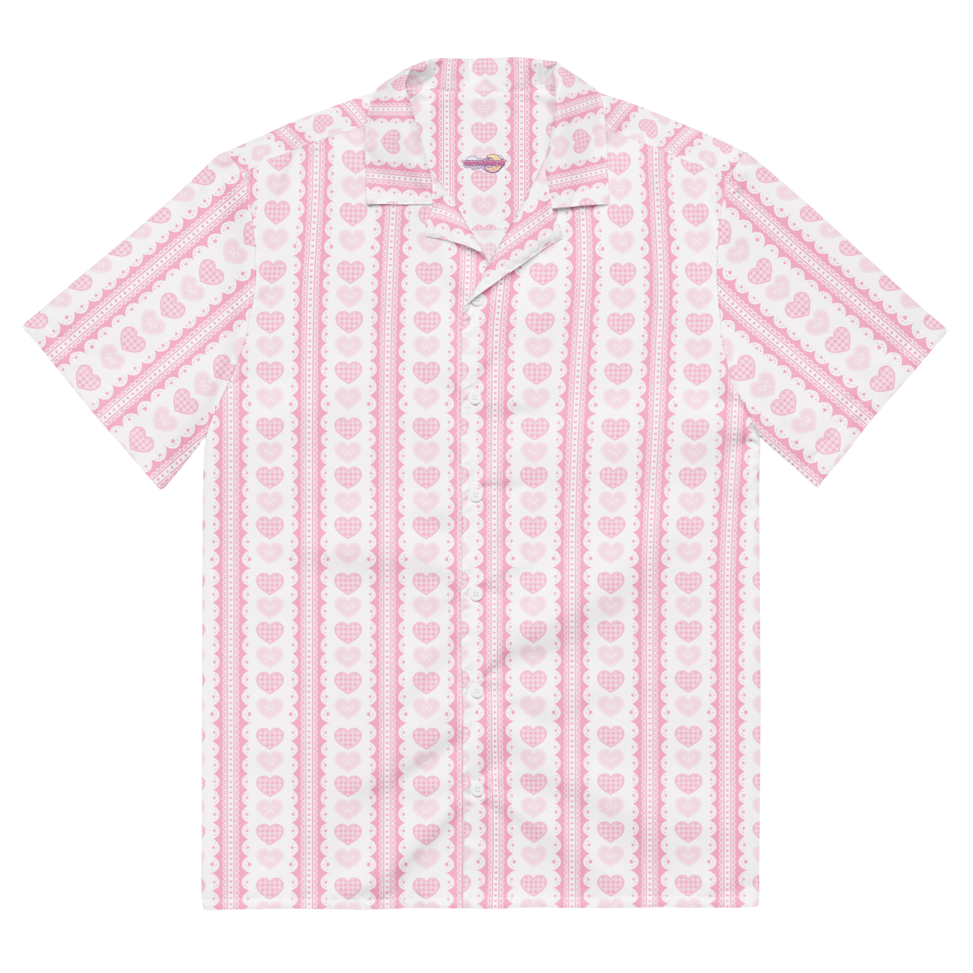 Heart Lace Button Shirt