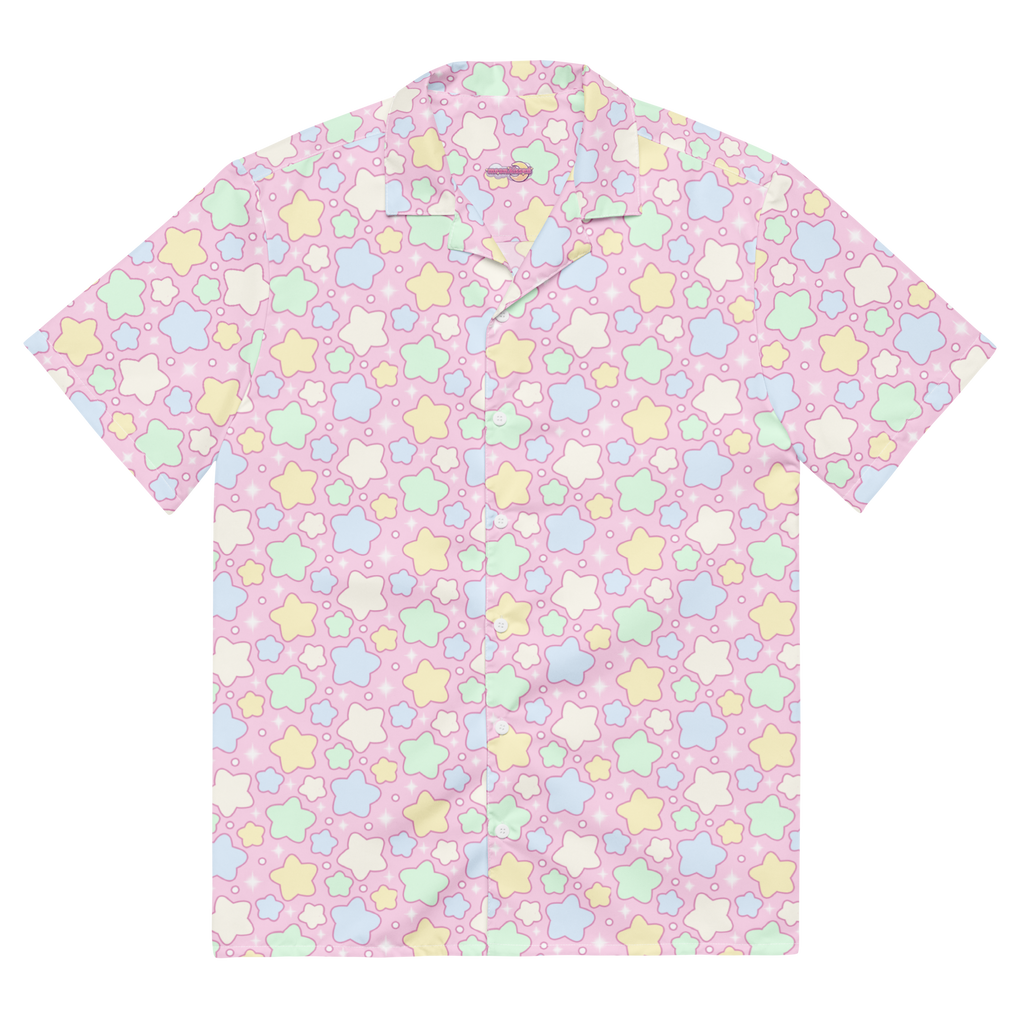 Pastel Star Button Shirt
