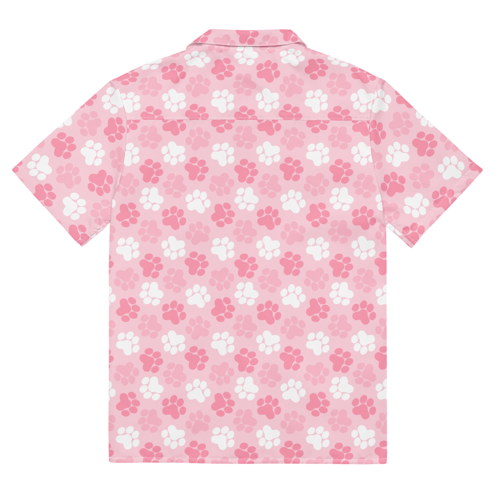 Paw Print Button Shirt