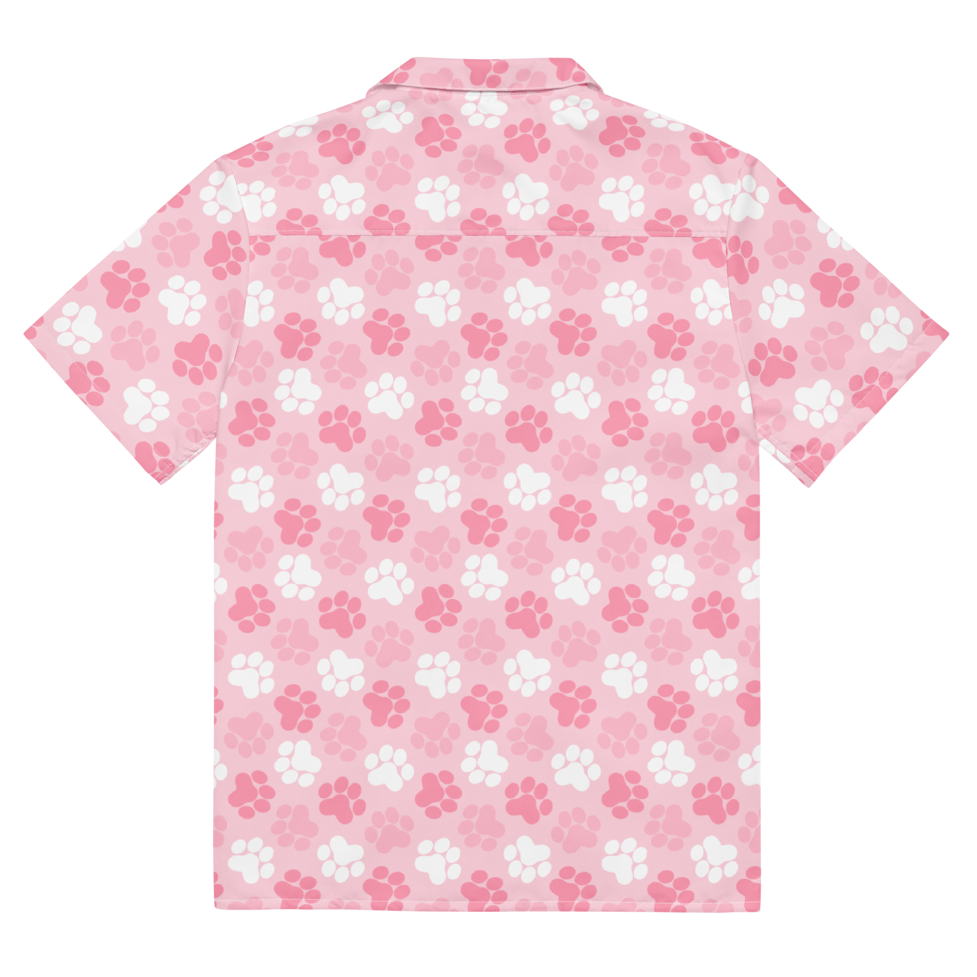 Paw Print Button Shirt